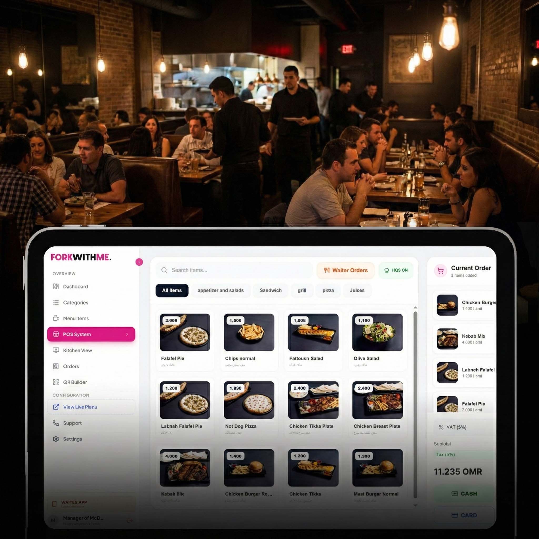 Fork With Me Dashboard Preview